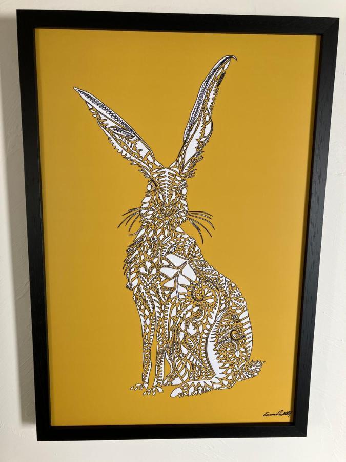 Bed and Breakfast Hares Hideaway At Coed Moelfa Corwen Exterior foto